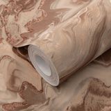 Флізелінові шпалери вініл гарячого тиснення Erismann Elle Decoration 12219-13 коричневий (1,06х10,05м) 12219-13 фото