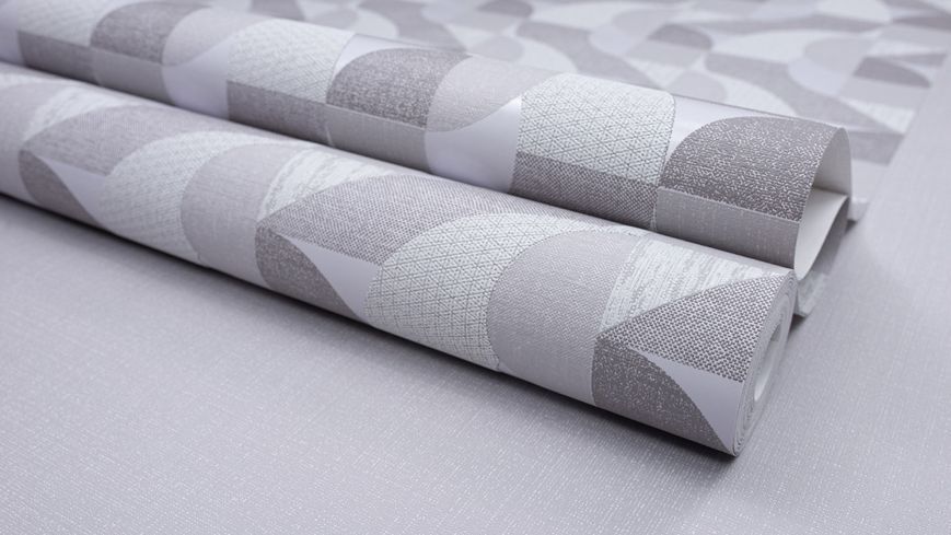Флизелиновые обои вспененный винил SINTRA Tweed 533659 Серый (1,06х10,05м) 533659 фото