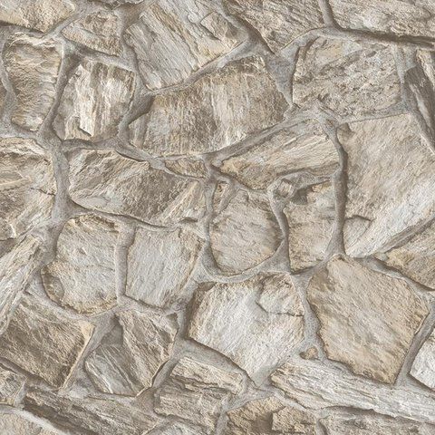 Флізелінові шпалери вініл гарячого тиснення AdaWall Roka 23114-1 кремовий (1,06х10,05м) 23114-1 фото
