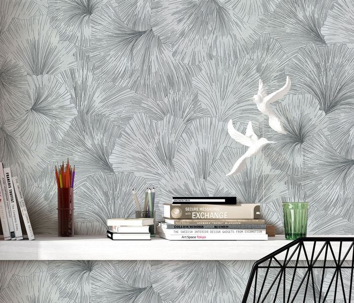 Флизелиновые обои винил горячего тиснения Erismann Fashion for Walls 4 12183-10 серый (1,06х10,05м) 12183-10 фото