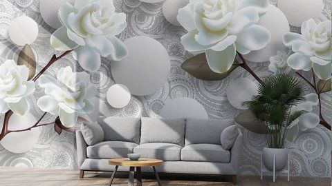Фотошпалери флізелінові Print-walls білий спогад 0689 100&times;100 см (Ш&times;В) 0689 фото