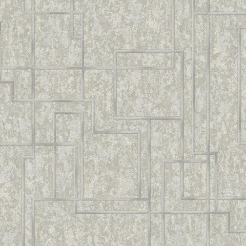 Флізелінові шпалери вініл гарячого тиснення AdaWall Octagon 1202-3 сірий (1,06х10,05м) 1202-3 фото