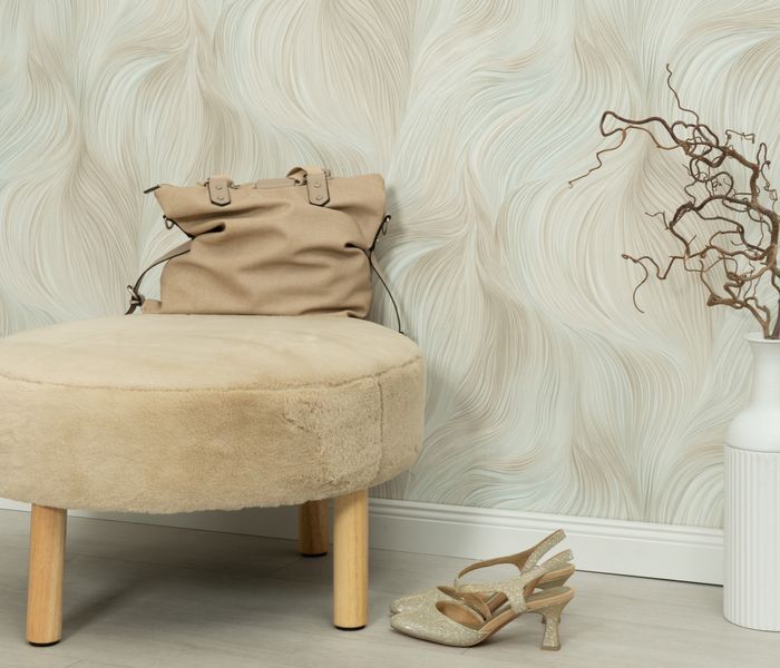 Флизелиновые обои винил горячего тиснения Erismann Fashion for walls 5 12250-18 Бежевый (1,06х10,05м) 12250-18 фото