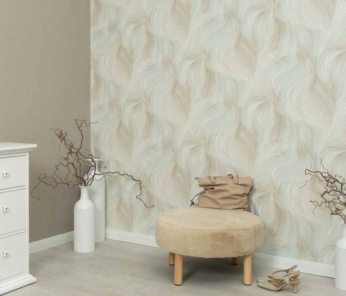 Флизелиновые обои винил горячего тиснения Erismann Fashion for walls 5 12250-18 Бежевый (1,06х10,05м) 12250-18 фото