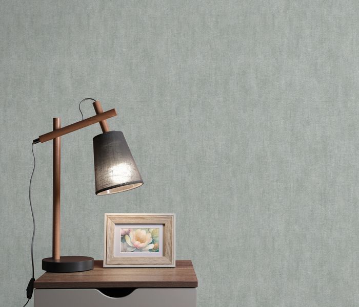 Флизелиновые обои винил горячего тиснения Erismann Melange New Style 12271-19 светло-зеленый (1,06х10,05м) 12271-19 фото