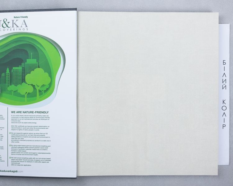 Флизелиновые обои винил горячего тиснения DU&KA Linen 28333-2 Серый (1,06х10,05м) 28333-2 фото