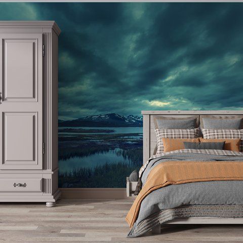 Фотообои флизелиновые Print-walls утро в горах 0243 100&times;100 см (Ш&times;В) 0243 фото