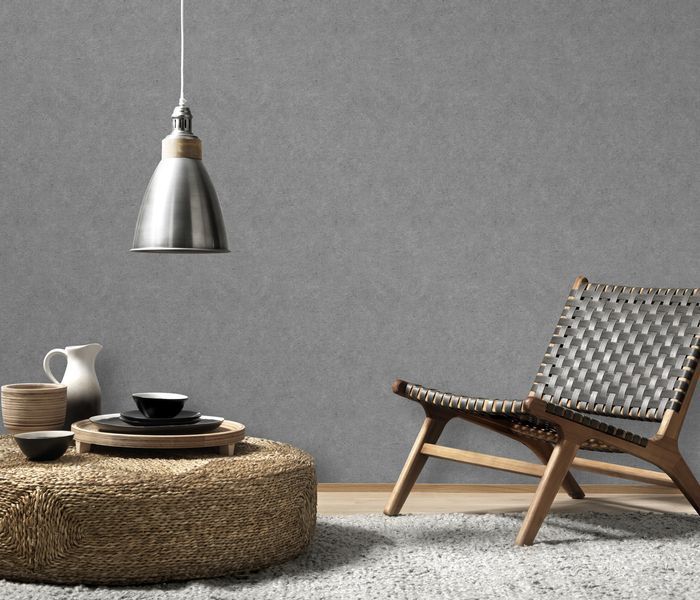 Флизелиновые обои винил горячего тиснения Erismann Fashion for walls 5 12262-34 Серый (1,06х10,05м) 12262-34 фото
