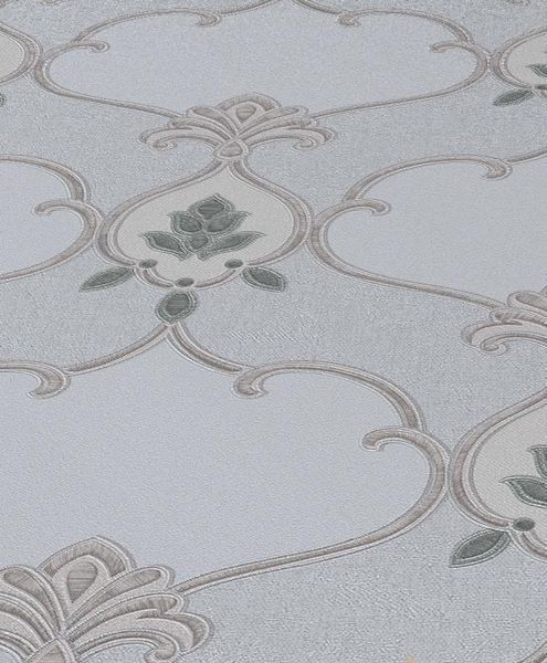 Флизелиновые обои винил горячего тиснения Erismann Josepha 5136-10 Серый (1,06х10,05м) 5136-10 фото