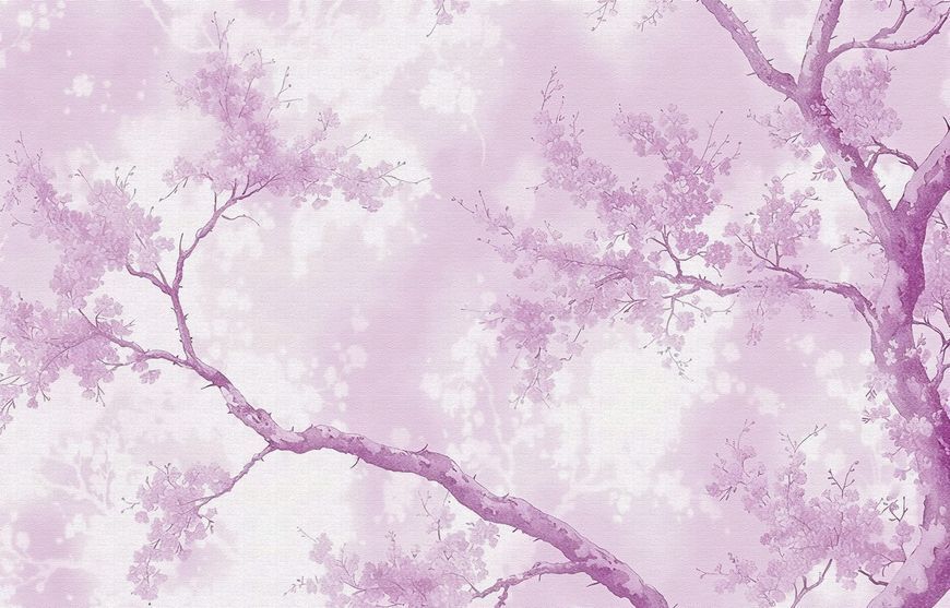 Фотообои флизелиновые Print-walls цветущее дерево 084 100&times;100 см (Ш&times;В) 084 фото