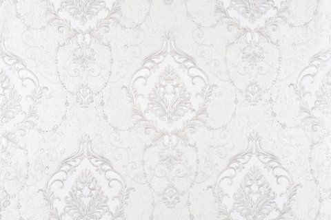 Флізелінові шпалери вініл гарячого тиснення Elegance Розалія 2377-08 Білий (1,06х10,05м) 2377-08 фото