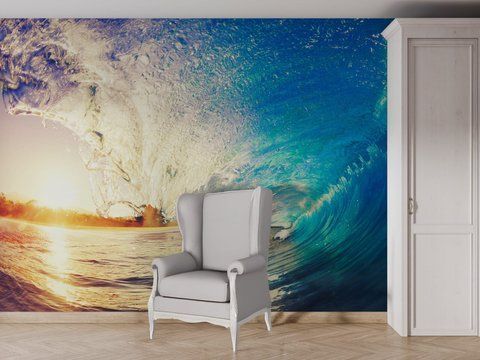 Фотообои флизелиновые Print-walls большая волна 0277 100&times;100 см (Ш&times;В) 0277 фото