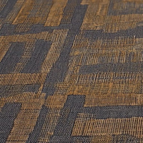 Флізелінові шпалери вініл гарячого тиснення AS Creation Metropolitan 78204-4 графітово-коричневий (0,53х10,05м) 78204-4 фото