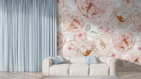 Фотошпалери флізелінові Print-walls тиша піон 0750 100&times;100 см (Ш&times;В) 0750 фото