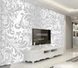 Фотошпалери флізелінові Walldeco Класичні Вензелі u36211 Біло-сірий 100х100 см u36211 фото 1