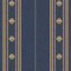 Флізелінові шпалери вініл гарячого тиснення AdaWall Seyyah 1309-5 Синій (1,06х10,05м) 1309-5 фото 1