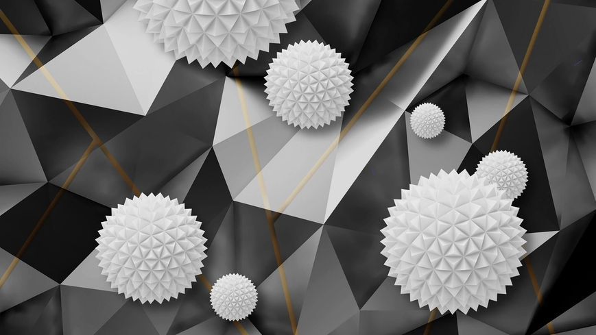 Фотообои флизелиновые Print-walls 3D геометрический мир 0103 100&times;100 см (Ш&times;В) 0103 фото
