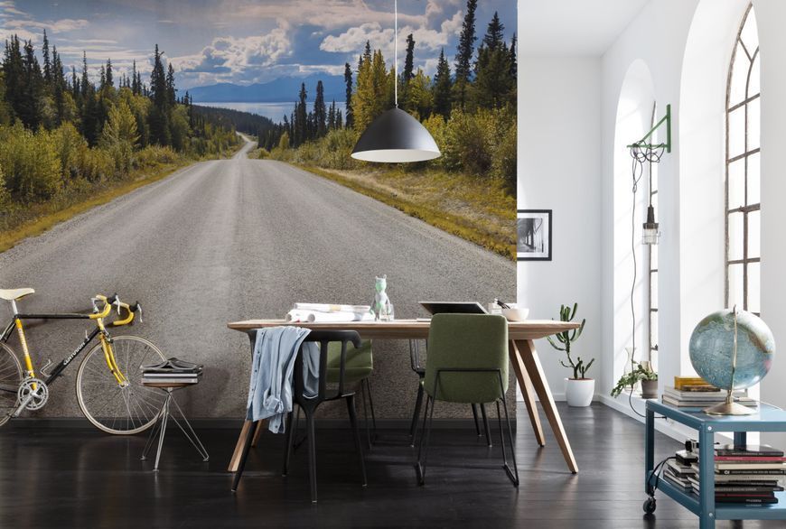 Фото обои Панно KOMAR Atlin Road бумажные моющиеся 8-532 (368х254 см) 8-532 фото