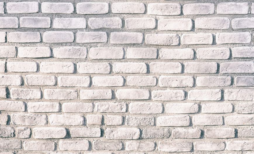 Фотошпалери флізелінові Print-walls біла цегла 0144 100&times;100 см (Ш&times;В) 0144 фото