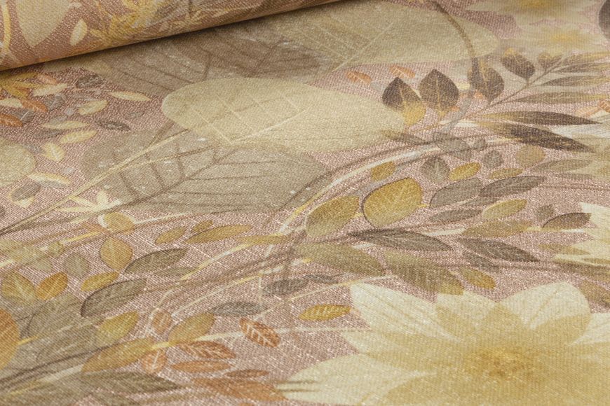 Флизелиновые обои винил горячего тиснения Erismann Secret Garden 12238-20 Желтый (1,06х10,05м) 12238-20 фото