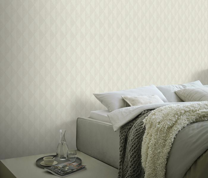 Флізелінові шпалери вініл гарячого тиснення Erismann Fashion for walls 5 12252-38 Кремовий (1,06х10,05м) 12252-38 фото