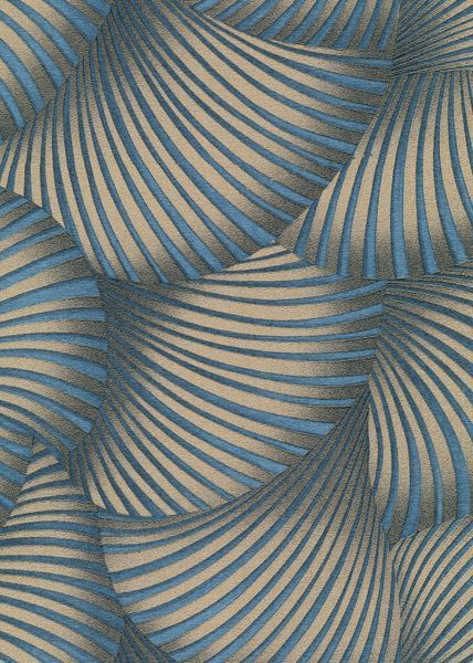 Флізелінові шпалери вініл гарячого тиснення Erismann Fashion for walls 5 12253-08 Синій (1,06х10,05м) 12253-08 фото