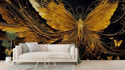 Фотошпалери флізелінові Print-walls Симфонія крил 0695 100&times;100 см (Ш&times;В) 0695 фото