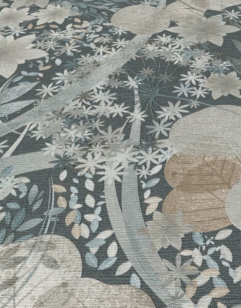 Флизелиновые обои винил горячего тиснения Erismann Secret Garden 12238-44 Серый (1,06х10,05м) 12238-44 фото