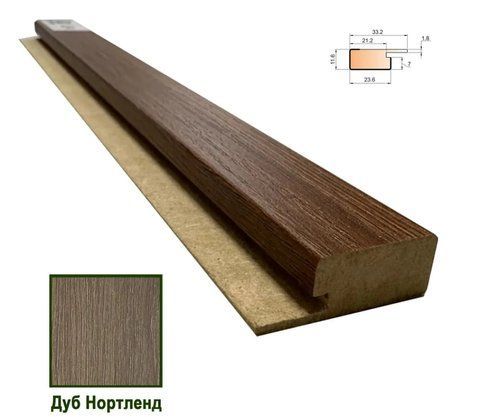 Стартова планка рейка МДФ Super Profil Дуб&nbsp;Нортленд 33,2&times;2800&times;11,6 мм SP010500-9 SP010500-9 фото