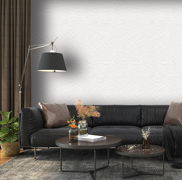 Флізелінові шпалери вініл гарячого тиснення DU&KA Loft 29420-1 білий (1,06х10,05м) 29420-1 фото