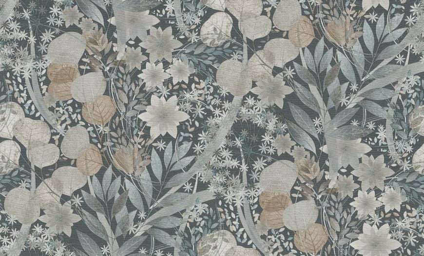 Флизелиновые обои винил горячего тиснения Erismann Secret Garden 12238-44 Серый (1,06х10,05м) 12238-44 фото
