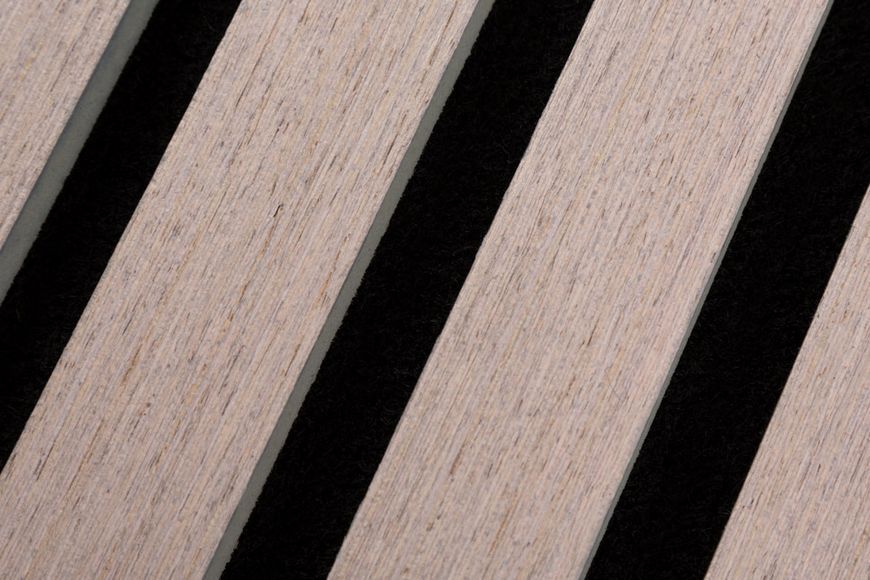 Акустическая стеновая панель рейки Wood Wall Дуб сильвер на фетровой основе 2800&times;300&times;18 мм WP260304 WP260304 фото
