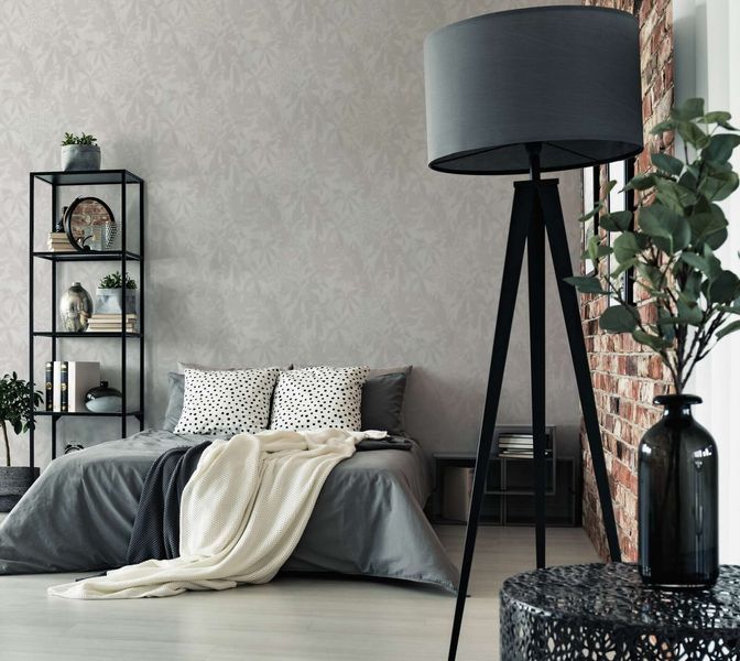 Флизелиновые обои винил горячего тиснения AS Creation Metropolitan 78151-2 серый (0,53х10,05м) 78151-2 фото