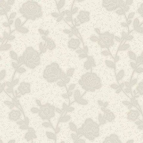 Флізелінові шпалери вініл гарячого тиснення AdaWall Signature - I 1010-1 білий (1,06х10,05м) 1010-1 фото