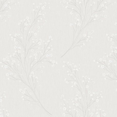 Флізелінові шпалери вініл гарячого тиснення Grandeco Anita A81902 світло-сірий (1,06х10,05м) A81902 фото