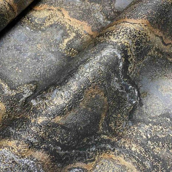 Флизелиновые обои винил горячего тиснения AS Creation Della Natura 39702-3 графитовый (1,06х10,05м) 39702-3 фото