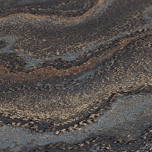Флизелиновые обои винил горячего тиснения AS Creation Della Natura 39702-3 графитовый (1,06х10,05м) 39702-3 фото