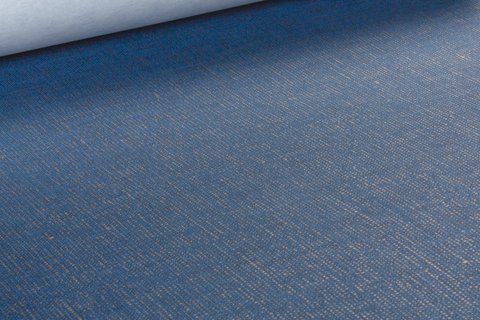 Флизелиновые обои винил горячего тиснения Caselio Linen 2 LNI103236032 Синий (0,53х10,05м) LNI103236032 фото