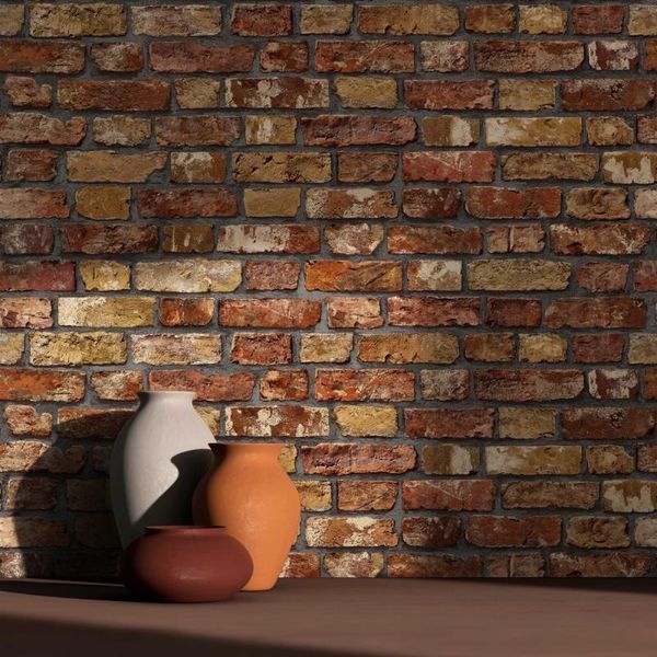 Флизелиновые обои винил горячего тиснения AdaWall Roka 23104-3 Темно-серый (1,06х10,05м) 23104-3 фото