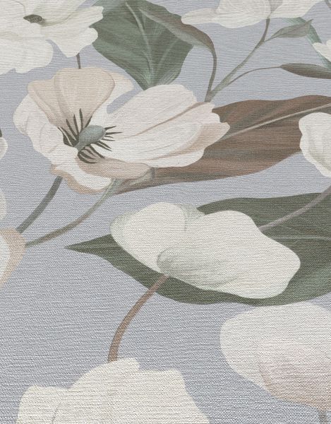 Флизелиновые обои винил горячего тиснения Erismann Secret Garden 12240-31 Серый (1,06х10,05м) 12240-31 фото