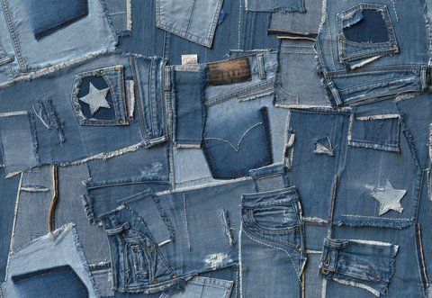 Фото обои Панно KOMAR Jeans бумажные моющиеся 8-909 (368х254 см) 8-909 фото