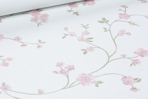 Флізелінові шпалери вініл гарячого тиснення A.S.Creation Country Charm 79230-4 біло-рожевий (1,06х10,05м) 79230-4 фото