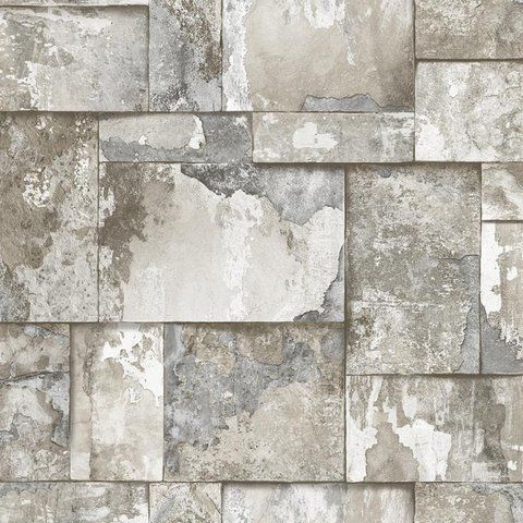 Флизелиновые обои винил горячего тиснения AdaWall Roka 23106-2 Кремовый (1,06х10,05м) 23106-2 фото