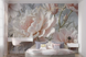 Фотообои флизелиновые Walldeco Нежные цветущие Пионы 3D w08427 Разные цвета 300х200 см w08427 фото 1