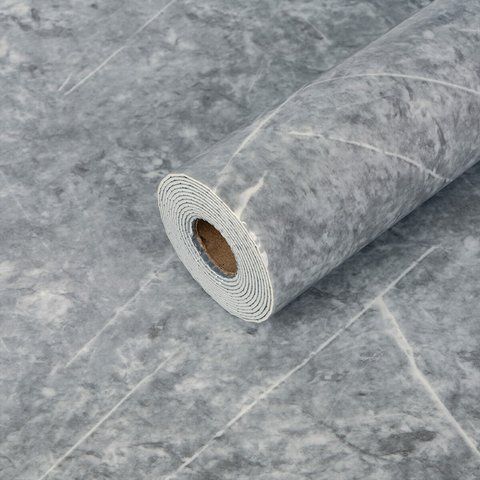 Самоклеюча стінова PET плитка в рулоні 600&times;3000&times;2 мм, сіра SW-00002429 SW-00002429 фото