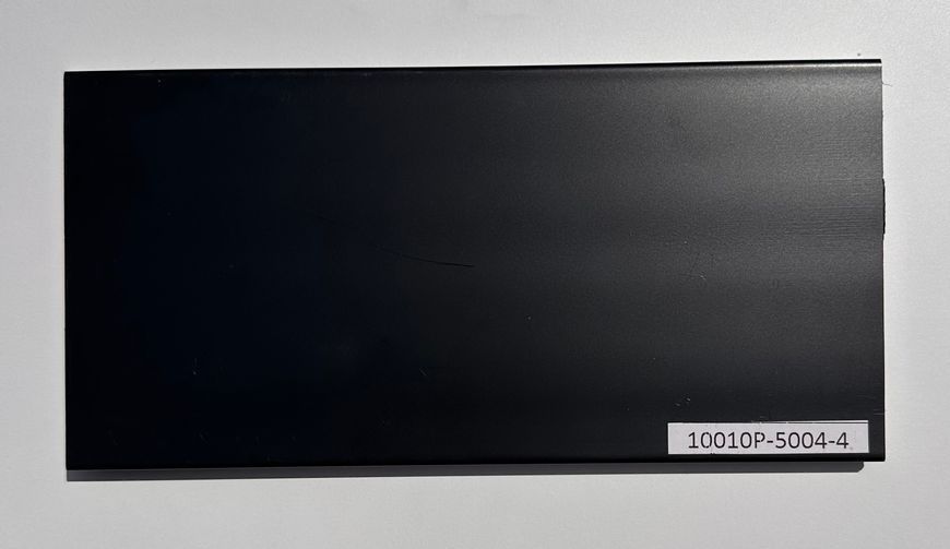 Дюрополімерний плінтус UMI "Чорний" 100&times;2500&times;10 мм, арт. UMI10010P-5004-4 UMI10010P-5004-4 фото