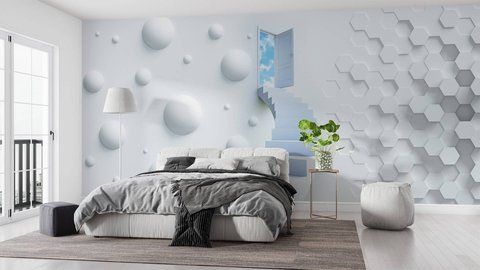 Фотошпалери флізелінові Print-walls Двері у небо 0577 100&times;100 см (Ш&times;В) 0577 фото