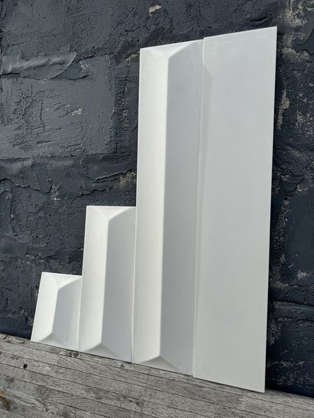 3D гипсовая панель Ритм 600x120 мм Г-10 (модульная) "Рітм" фото