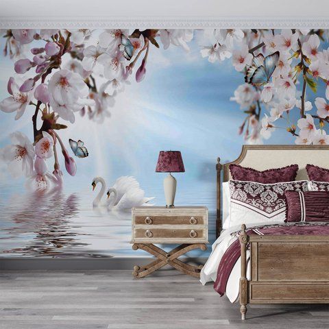 Фотошпалери флізелінові Print-walls &laquo;Весна в тиші&raquo; 0420 100&times;100 см (Ш&times;В) 0420 фото