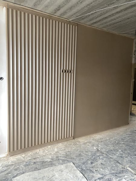 3D гіпсова панель Спарта 500x500 мм Г-10 рельєфна для стін Спарта фото